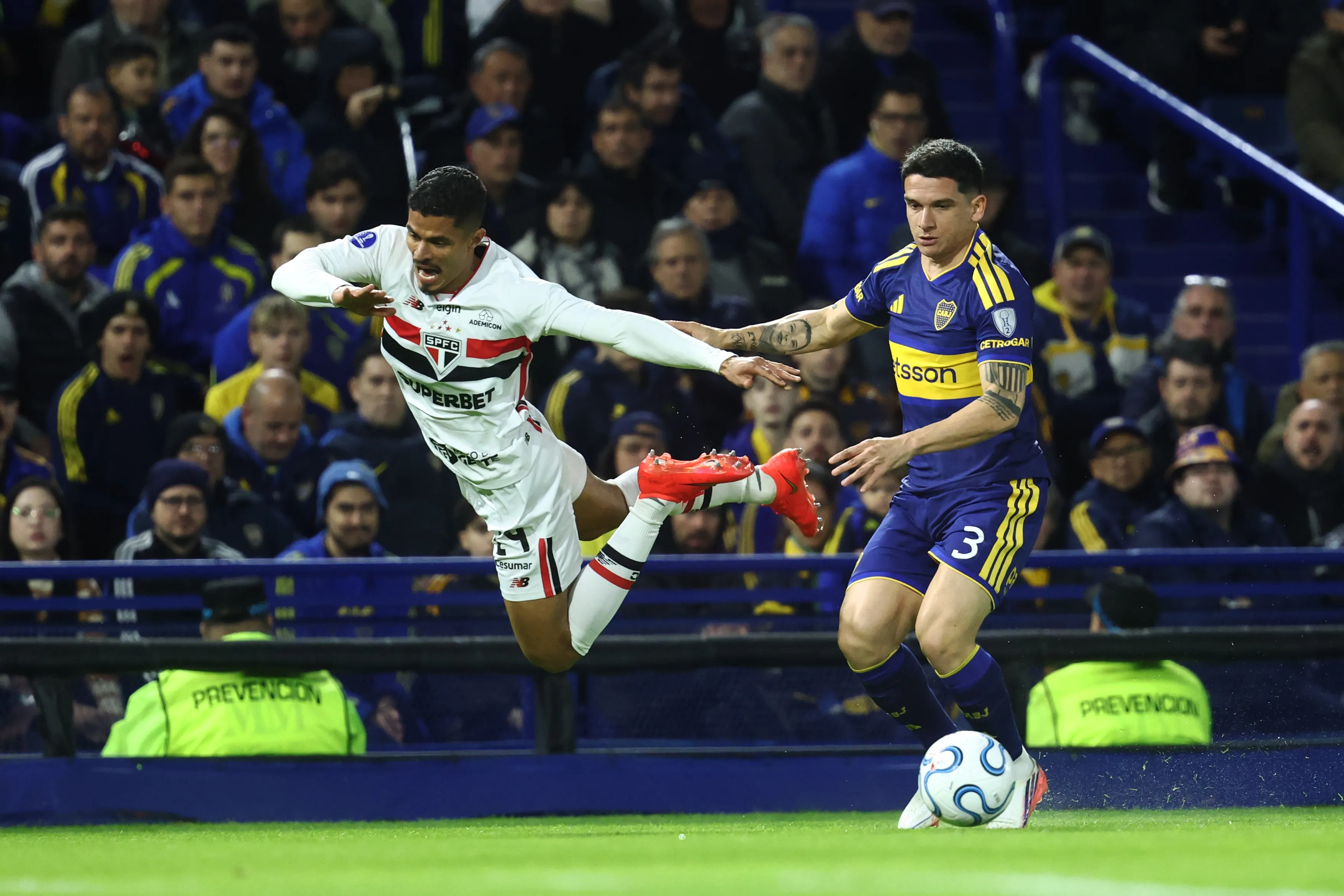 Boca Juniors x São Paulo. (Photo by Marcos Brindicci/Getty Images)