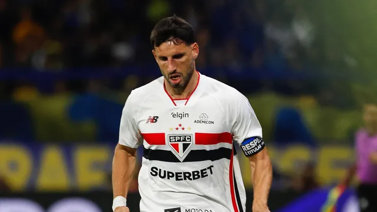 Calleri contra o Boca - Foto: X oficial do São Paulo