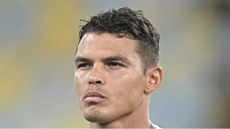 Thiago Silva pelo Fluminense. Foto: Thiago Ribeiro/AGIF