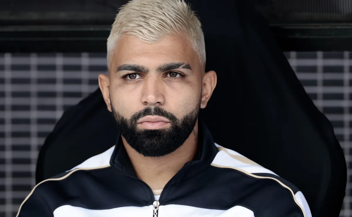 Gabigol provoca torcida do Atlético-MG após gol do Santos na Copa Sul-Americana