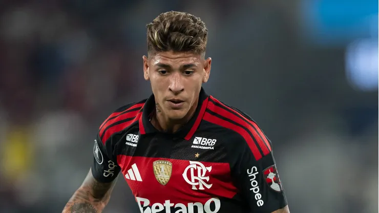 - Carrascal jogador do Flamengo durante partida contra o Cruzeiro