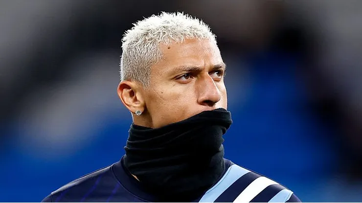 Richarlison no Tottenham. Foto: Brendon Thorne/Getty Images