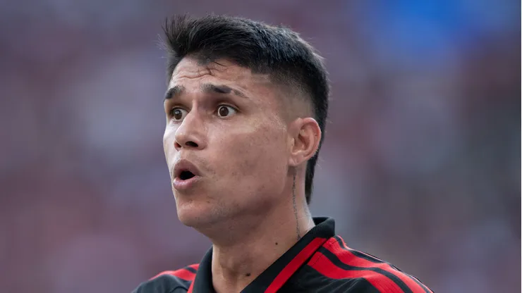- Luiz Araújo jogador do Flamengo durante partida contra o Botafogo
