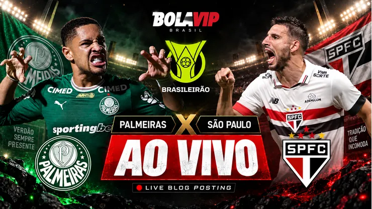 Palmeiras x São Paulo é transmitido ao vivo pelo Bolavip Brasil