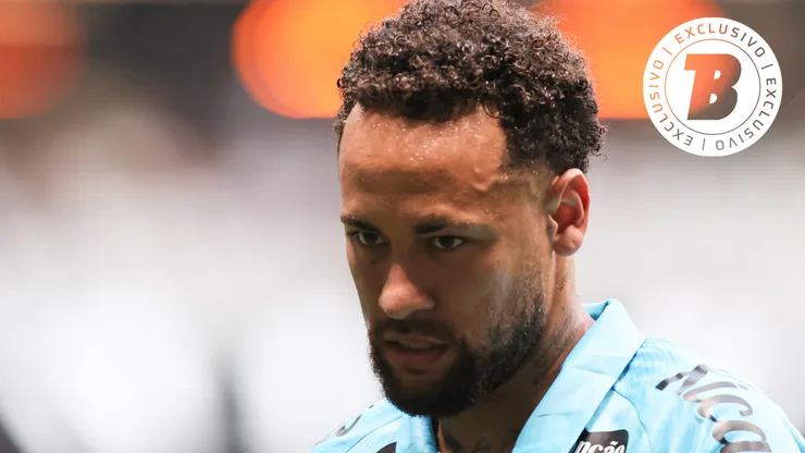 Neymar durante jogo na Arena MRV, em Belo Horizonte. Foto: Gilson Lobo/AGIF.
