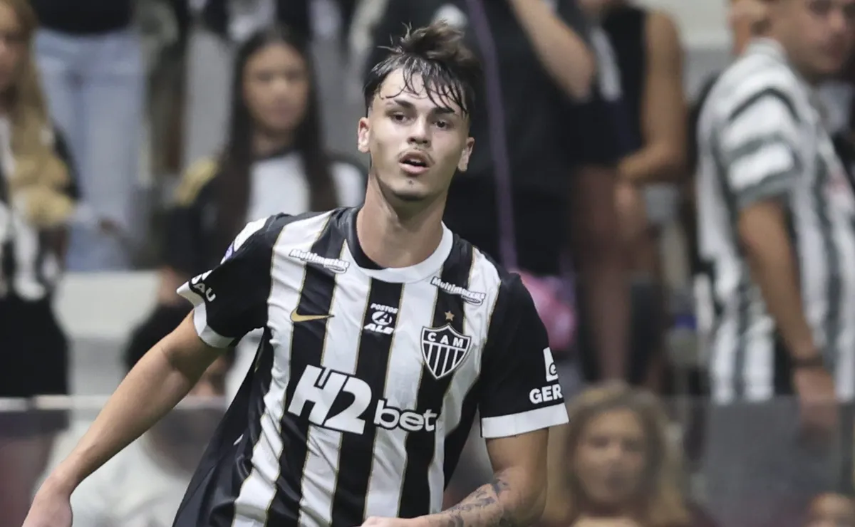 Vitão marca primeiro gol como profissional na vitória do Atlético-MG: “Momento inesquecível”