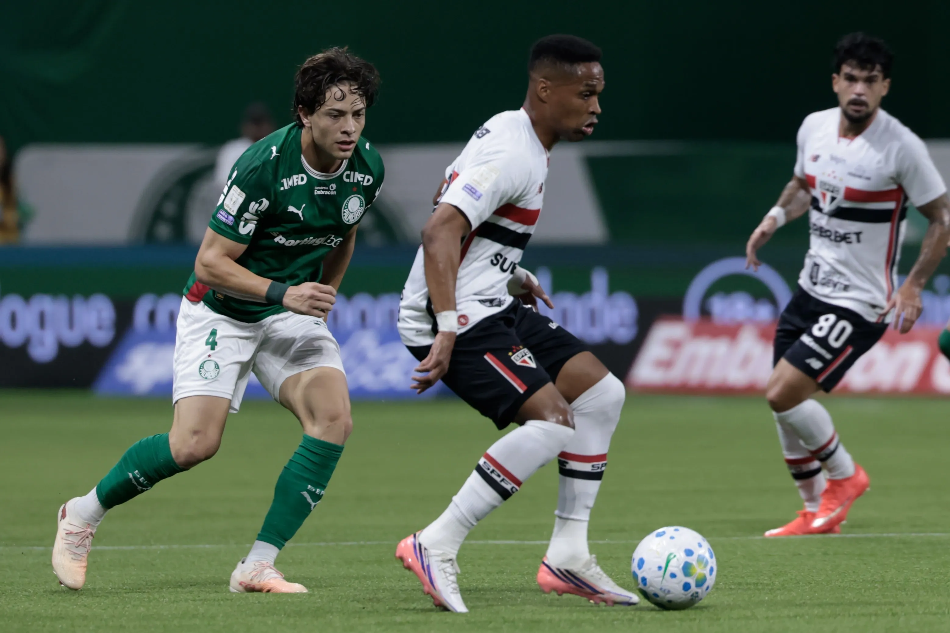 Palmeiras x São Paulo. Foto: Marcello Zambrana/AGIF