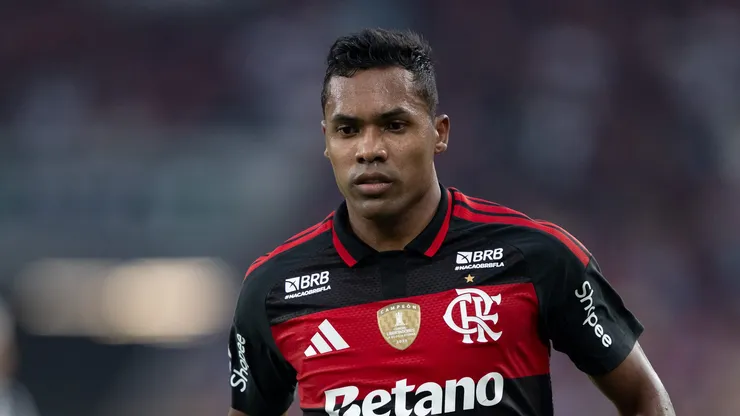 Alex Sandro jogador do Flamengo durante partida contra o Vasco no estadio Maracana pelo campeonato Brasileiro A 2026.