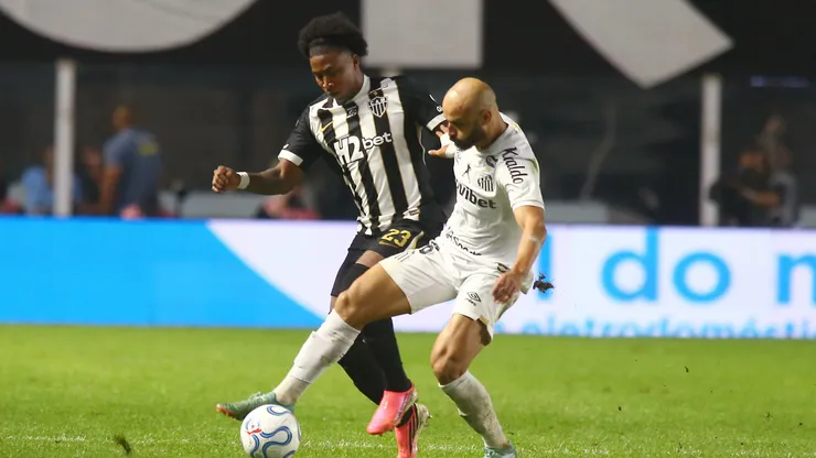 Atlético-MG x Santos se enfrentam pela volta das quartas de final da Copa Sul-Americana. Foto: Mauricio De Souza/AGIF