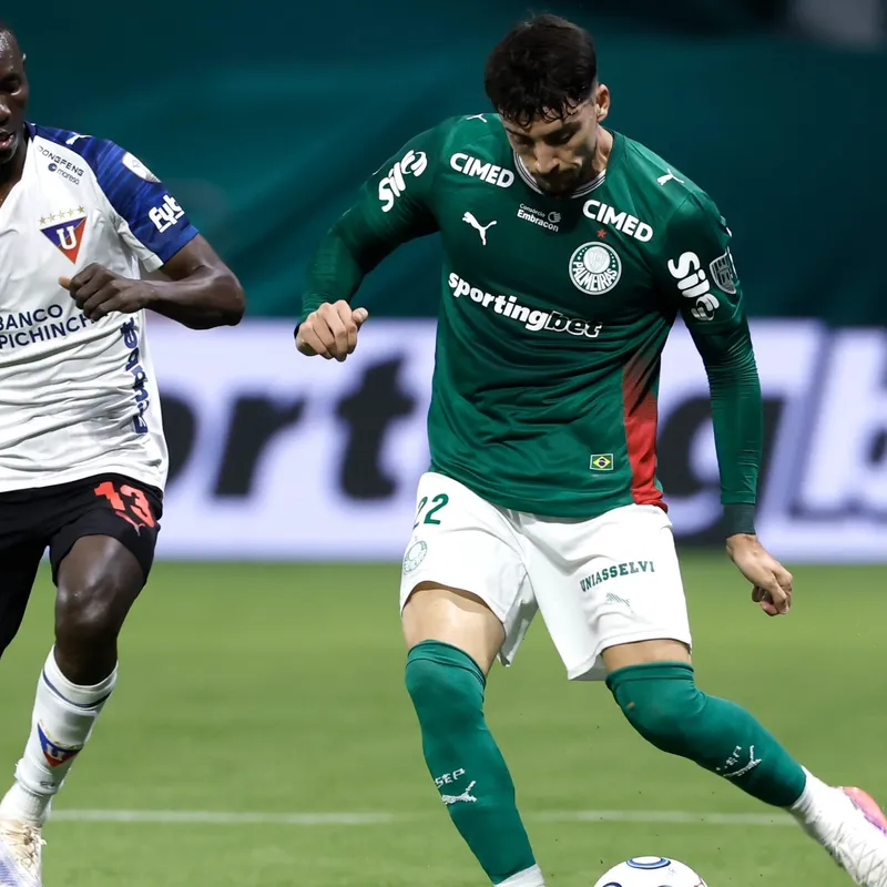Imagem ilustrativa sobre LDU Quito vence Palmeiras em duelo de quartas da Libertadores: Marlon Freitas e Salvador Segovia marcam