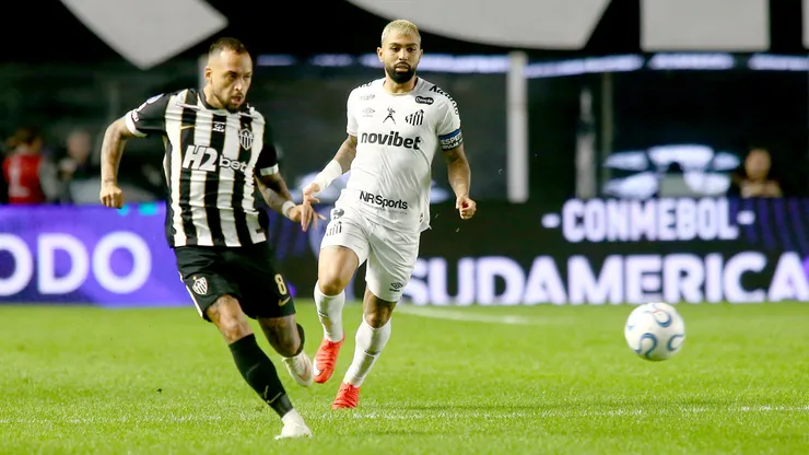 Atlético-MG x Santos se enfrentam pela volta das quartas de final da Copa Sul-Americana. Foto: Mauricio De Souza/AGIF