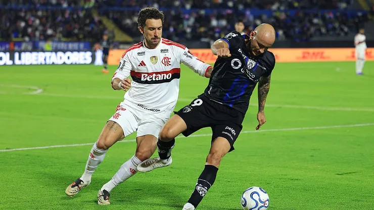Flamengo enfrenta o Independiente del Valle nas quartas de final da Libertadores. Foto: Franklin Jacome/Getty Images