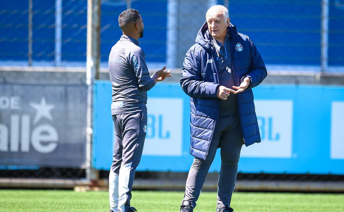 Grêmio define comissão técnica de Felipão para comandar equipe contra o Botafogo pelo Brasileirão