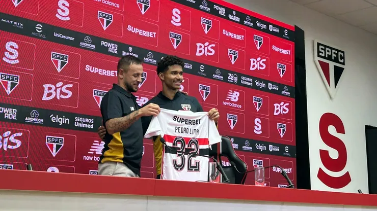 Pedro Lima apresentado no São Paulo - Foto: Alexsander Vieira/Bolavip Brasil