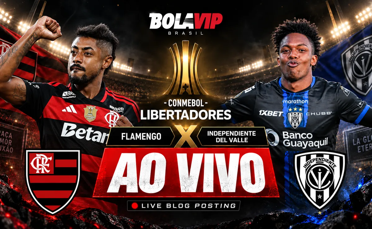 Flamengo x Independiente del Valle AO VIVO: Onde assistir jogo grátis pela Copa Libertadores