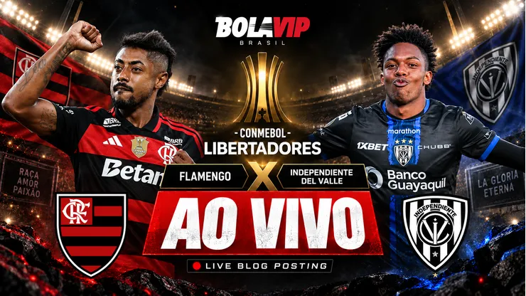 Flamengo x Independiente del Valle é transmitido ao vivo pelo Bolavip Brasil