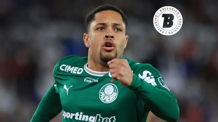 Vitor Roque foi um dos destaques positivos do Palmeiras na classificação contra a LDU - Foto: Franklin Jacome/Getty Images