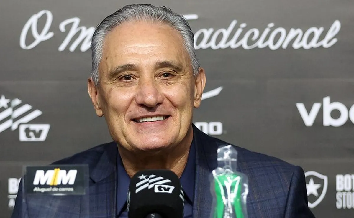 Tite é regularizado e vai comandar o Botafogo no jogo contra o Mirassol