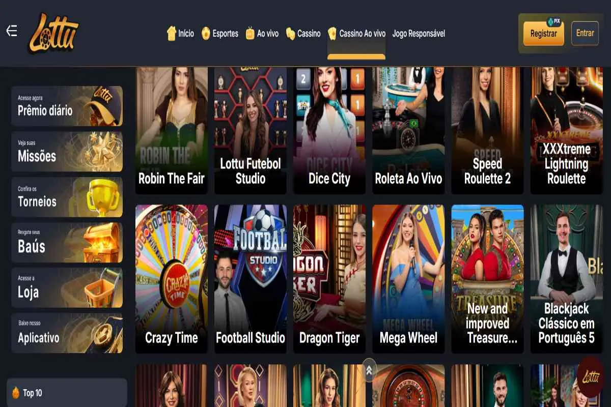A Lottu bet oferece uma plataforma com apostas esportivas e jogos online