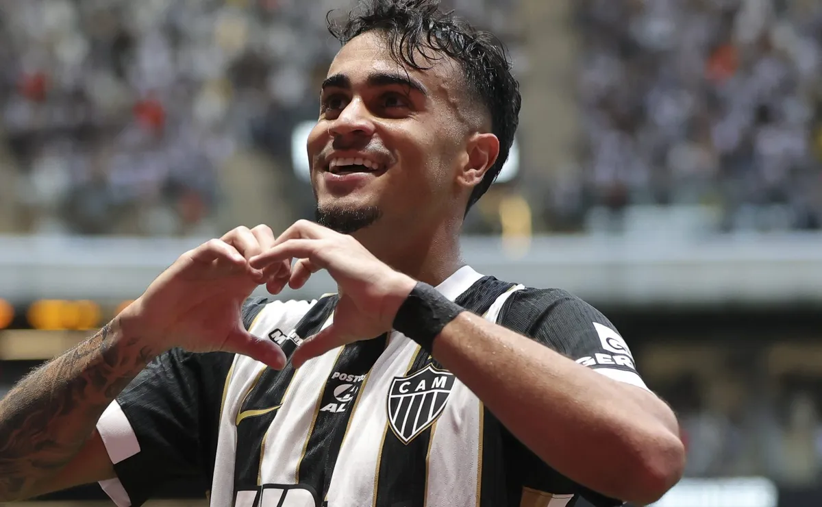 Reinier exalta Eduardo Domínguez e destaca importância do técnico em virada do Atlético-MG contra o Santos
