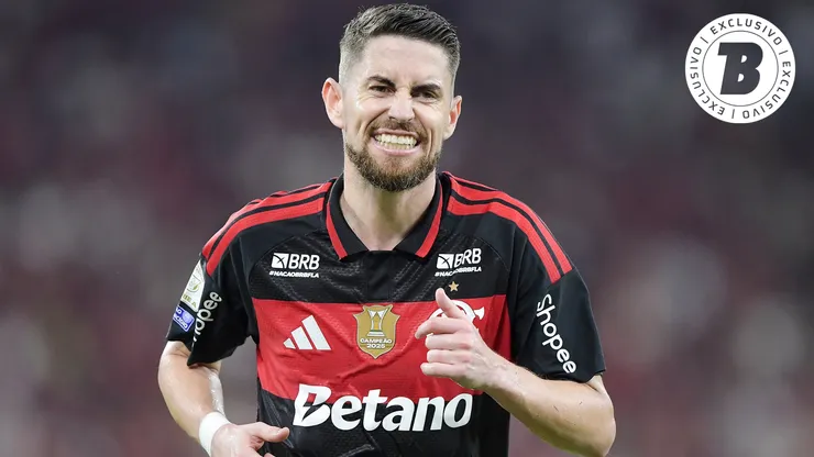 Jorginho jogador do Flamengo durante partida contra o Palmeiras no estádio Maracanã pelo campeonato Brasileiro A 2026.