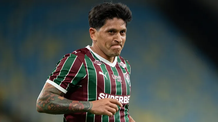 RJ - RIO DE JANEIRO - 08/07/2026 - AMISTOSO, FLUMINENSE X NOVA IGUACU - German Cano jogador do Fluminense comemora seu gol durante partida contra o Nova Iguacu no estadio Maracana pelo campeonato Amistoso. Foto: Jorge Rodrigues/AGIF
