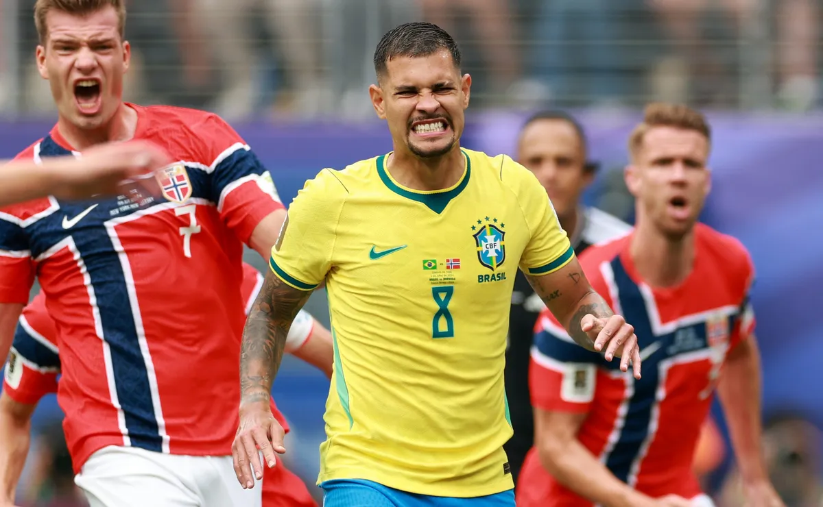 Bruno Guimarães abre o jogo sobre pênalti perdido em Brasil x Noruega: “é uma ferida…”