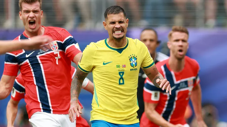 Bruno Guimarães. (Photo by Elsa/Getty Images)