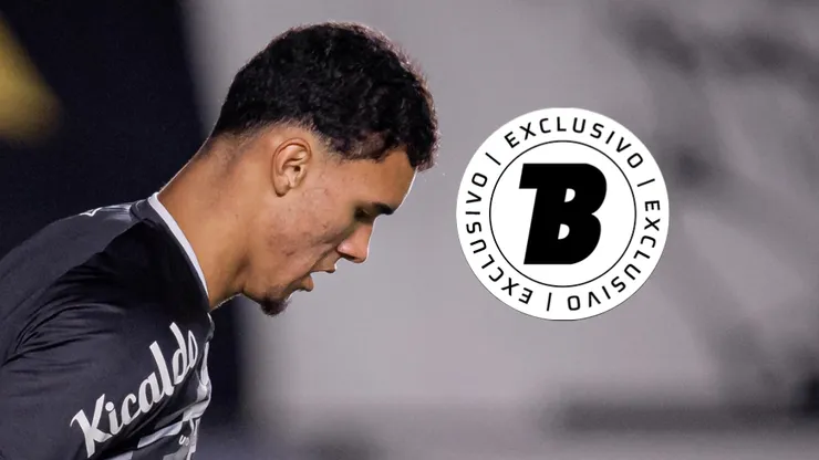 João Pedro durante aquecimento antes de partida na Vila Belmiro. Fotos: Raul Baretta/ Santos FC