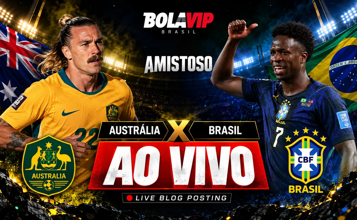 Austrália x Brasil AO VIVO: Onde assistir jogo da Seleção Brasileira Grátis em tempo real