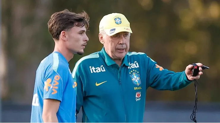 Ancelotti não colocou Bidon em campo contra a Austrália.
