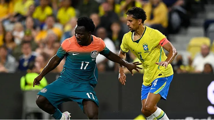 Australia x Brasil. Foto: Ian Hitchcock/Getty Images