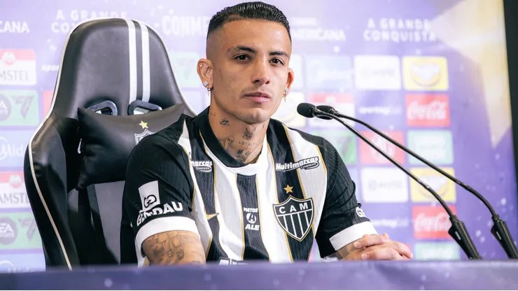 Kevin Castaño chegou ao Galo em agosto. Foto: Pedro Souza/Atlético