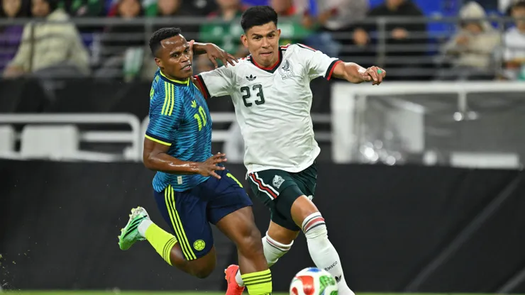 Jhon Arias estreou com a camisa 10 da Colômbia em amistoso contra o México, nos EUA, no último sábado (26)