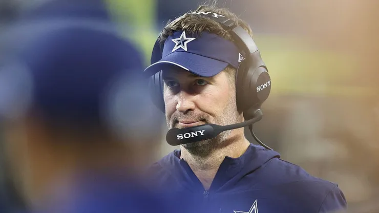 Brian Schottenheimer é o técnico do Dallas Cowboys. Foto: Stacy Revere/Getty Images