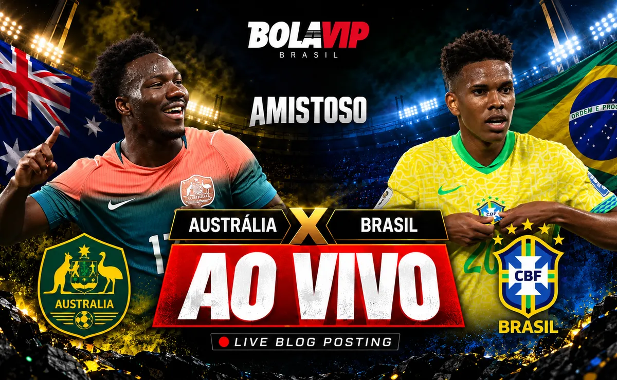Austrália x Brasil AO VIVO: Onde assistir jogo Grátis – Amistoso da Seleção Brasileira