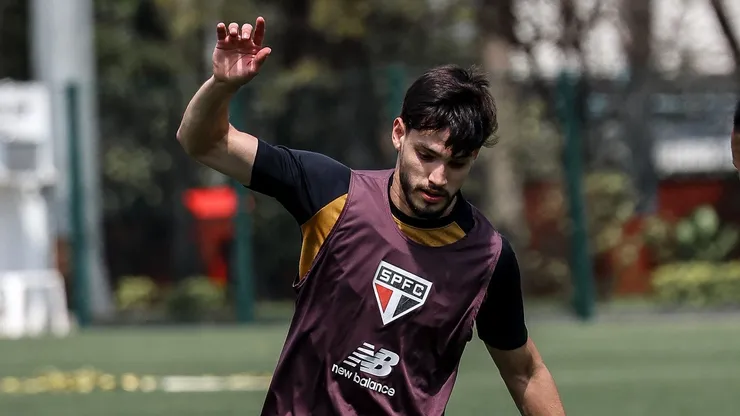 Paraguaio em treinamento no SuperCT - Foto: Erico Leonan / São Paulo FC