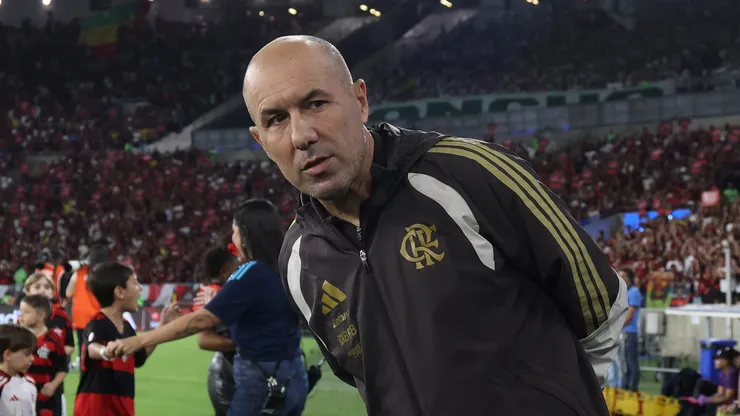 Leonardo Jardim técnico do Flamengo durante partida no Maracanã