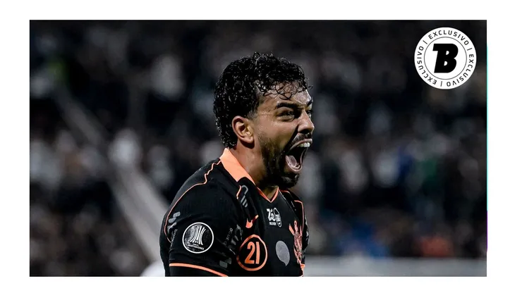 Matheus Bidu durante partida pelo Corinthians. Foto: Marcelo Endelli/Getty Images