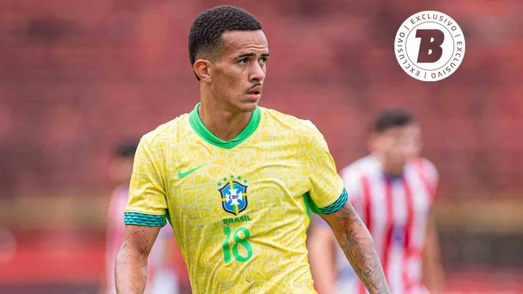 Djhordney, do São Paulo, vem sendo presença constante na Seleção Brasileira de base e chegou a defender o Palmeiras no Sub-17 - Foto: IMAGO / Sports Press Photo