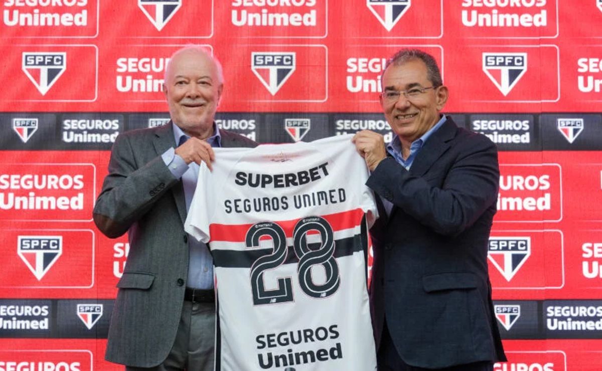 Unimed mira patrocínio master pontual na camisa do São Paulo