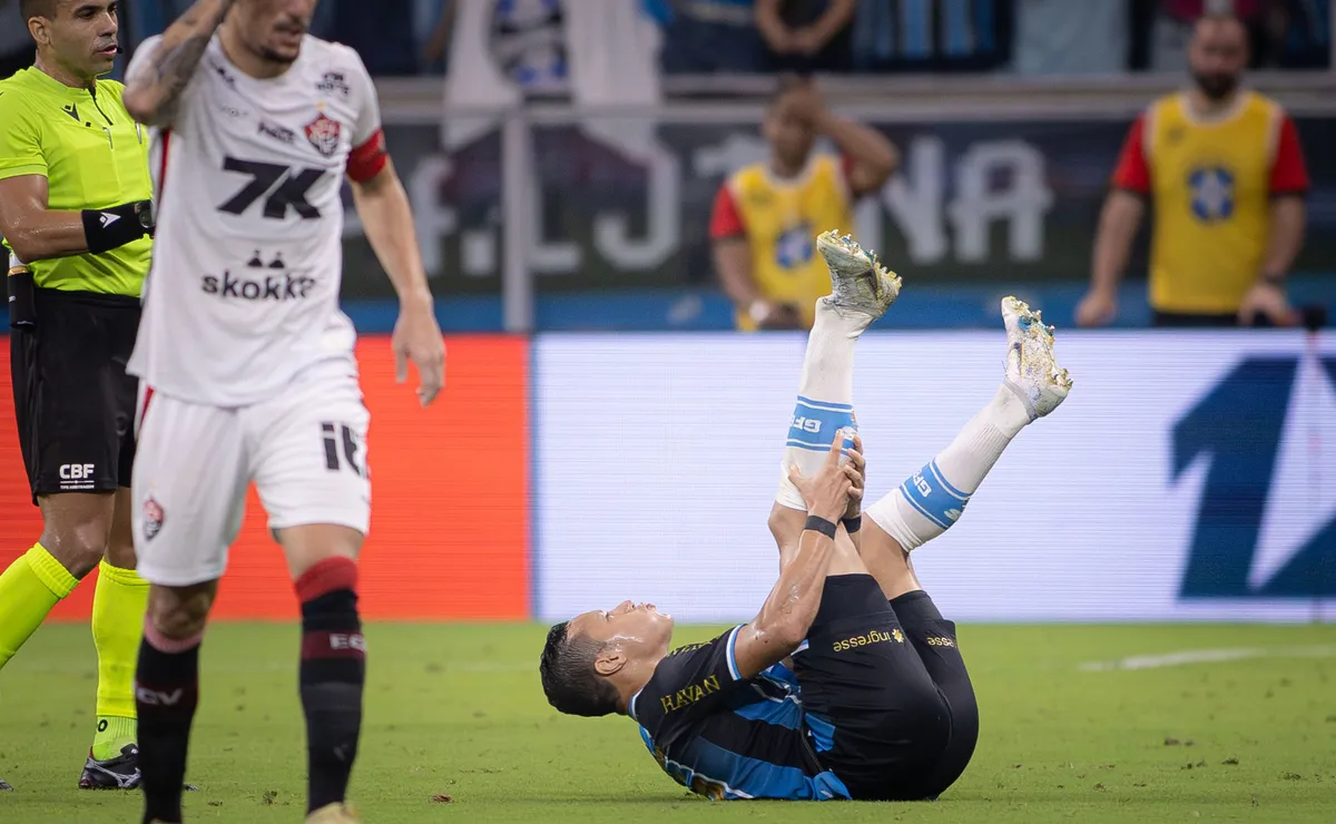 Grêmio ocupa a 7ª posição em ranking de lesões da Série A na temporada 2026; entenda os números do DM tricolor