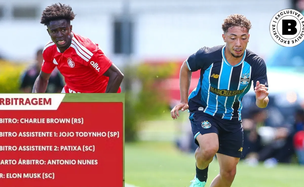TV Inter comete gafe e anuncia Jojo Todynho e Elon Musk na arbitragem de Gre-Nal sub-20