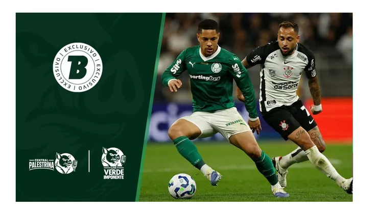Palmeiras x Corinthians se enfrentam pelo Brasileirão. Foto: Miguel Schincariol/Getty Images