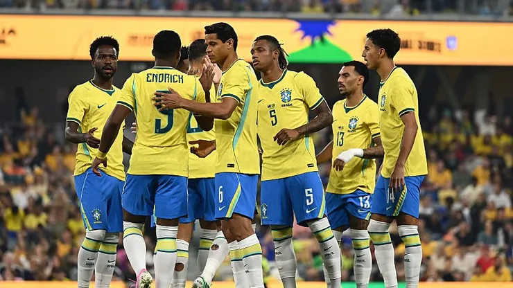 Seleção Brasileira. Foto: Albert Perez/Getty Images
