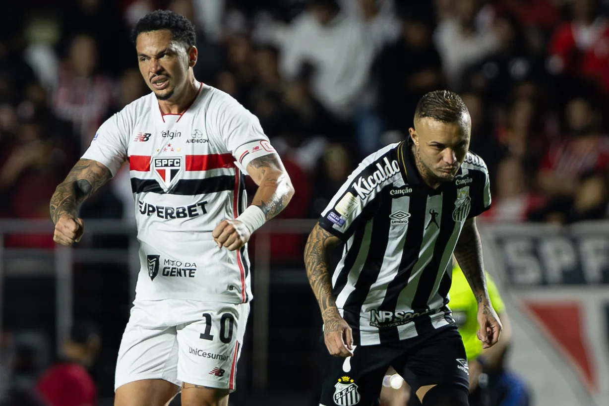 São Paulo x Santos. Foto: Joisel Amaral/AGIF