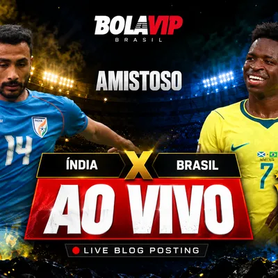 Brasil goleia Índia por 4 a 0 em jogo amistoso