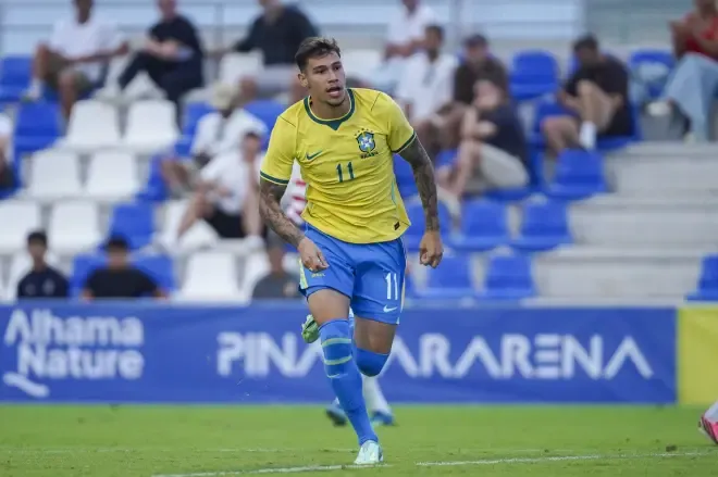 Erick Belé em ação pela Seleção Brasileira Sub-20 nesta Data FIFA – Foto: Nelson Terme/CBF
