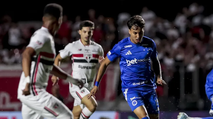 Kaio Jorge jogador do Cruzeiro durante partida contra o São Paulo. Foto: Marco Miatelo/AGIF