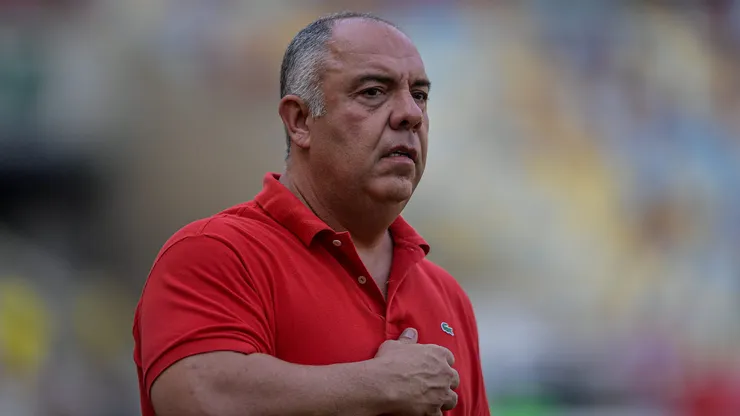 Marcos Braz ex-dirigente do Flamengo antes da partida contra o Atletico-GO no estadio Maracana pelo campeonato Brasileiro A 2024.